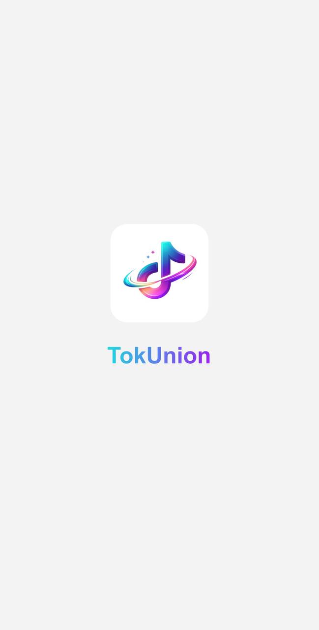 TokUnion 移动端应用启动视觉示意图